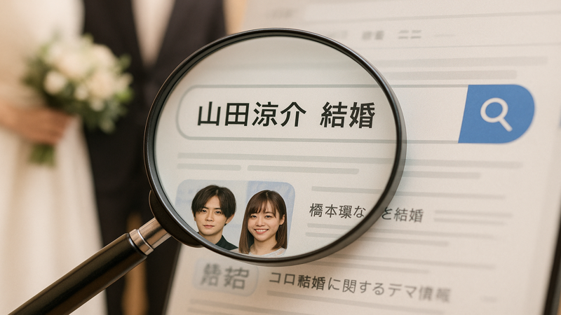 1.山田涼介の結婚報道の真相について