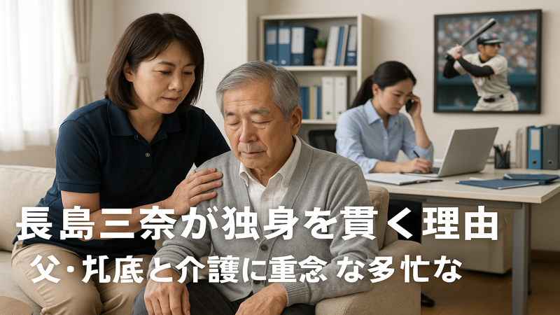 1.長島三奈が独身を貫く理由とは