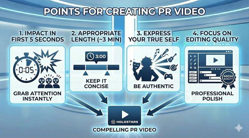 5.自己PR動画作成のポイント