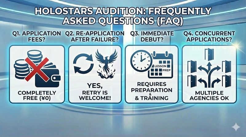 7.ホロスターズオーディションのよくある質問