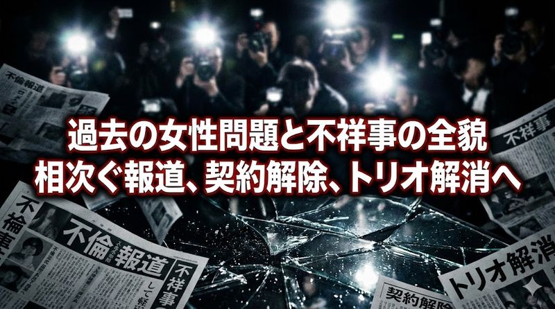 2.ジャンポケ斎藤さんの過去の女性問題と不祥事