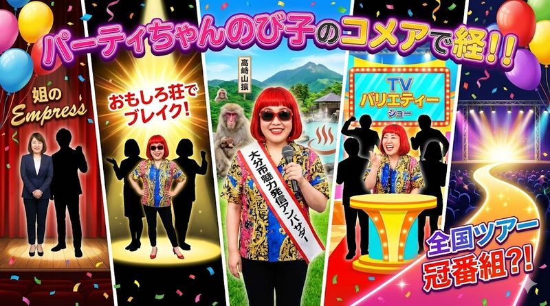 4.ぱーてぃーちゃん信子の芸人としての活動