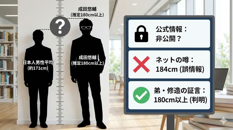 1.成田悠輔の身長は何cm?公式情報と真実