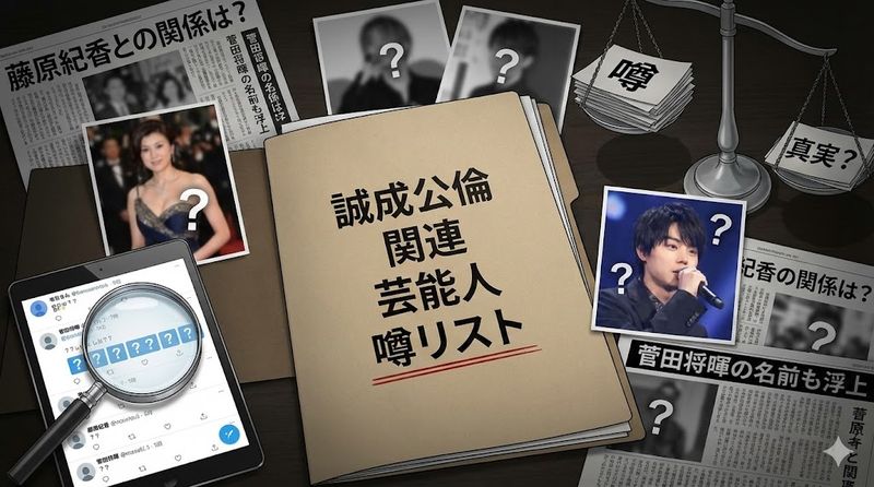 3.誠成公倫の信者と噂される芸能人一覧