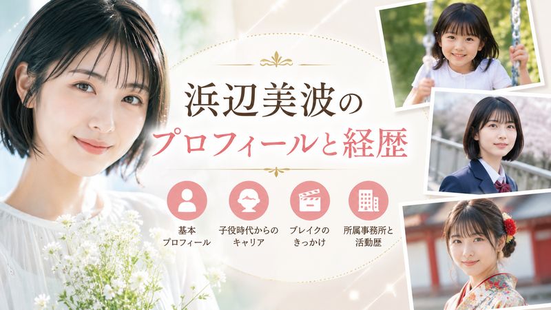 1.浜辺美波のプロフィールと経歴