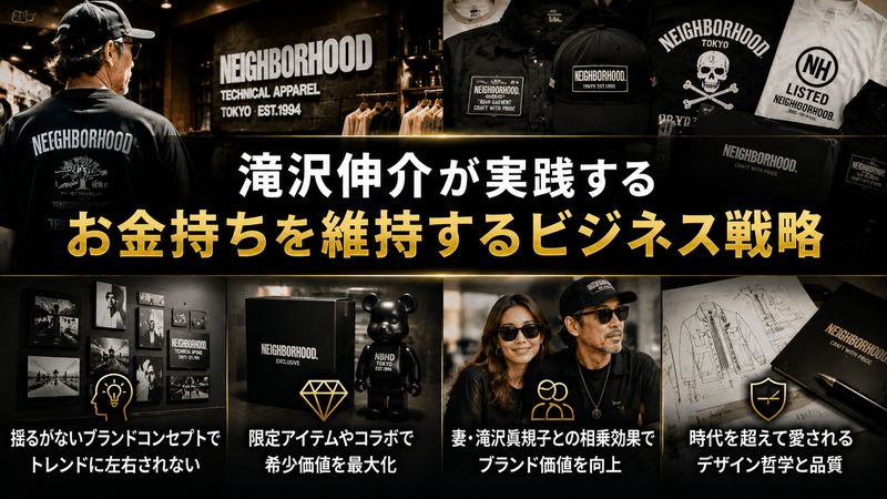 4. 滝沢伸介はなぜ金持ちを維持できるのか?ビジネス戦略
