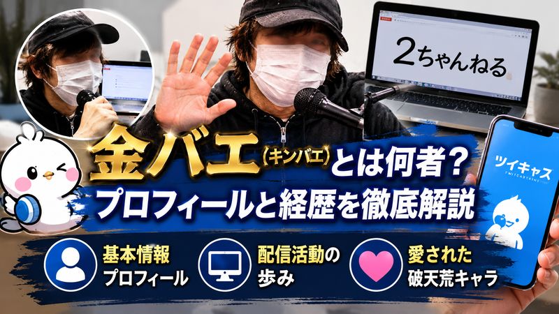 1.金バエ（キンバエ）とは何者？プロフィールと経歴