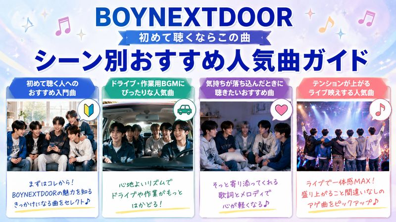 3. 初めて聴くならこの曲|用途・シーン別おすすめ人気曲ガイド