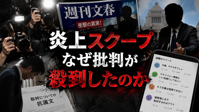 2.「文春やりすぎ」と話題になった炎上スクープ事例