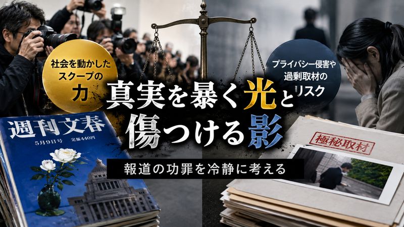 3.週刊文春の報道は本当に「やりすぎ」なのか？功罪を考える