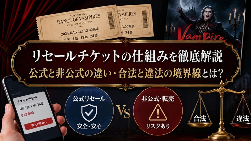 1. ダンス オブ ヴァンパイア リセール（再販）チケットとは