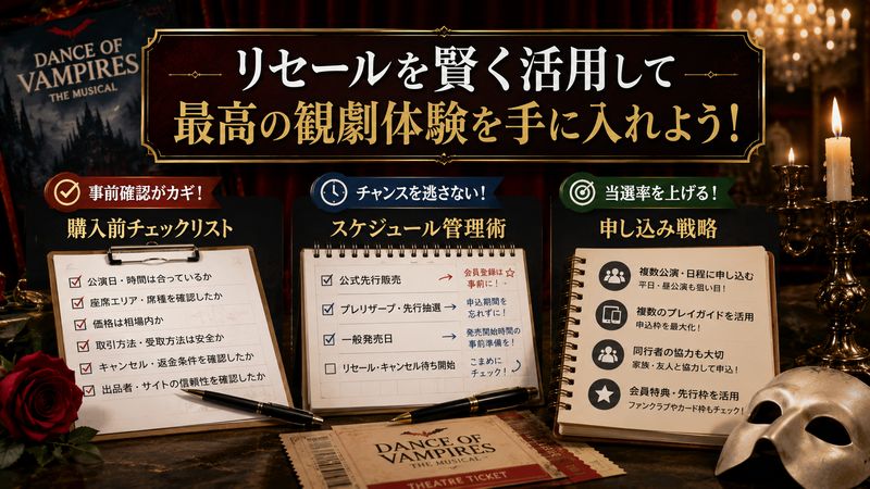 4. ダンス オブ ヴァンパイア リセールを安全に使いこなすための実践的アドバイス