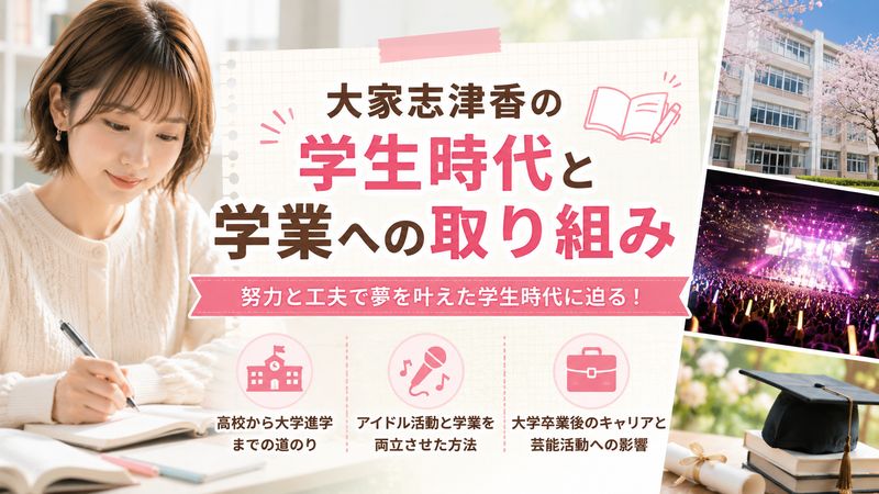 2.大家志津香の学生時代と学業への取り組み