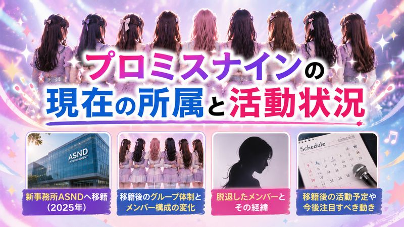 3.プロミスナインの現在の所属と活動状況