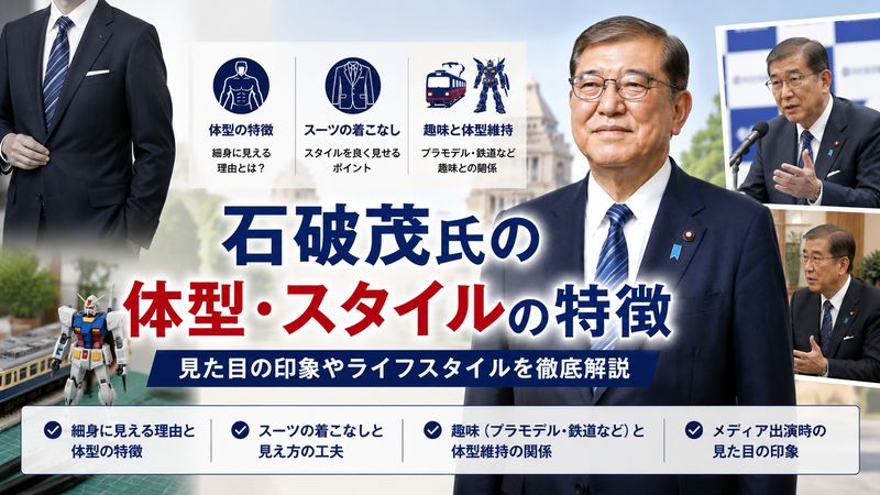 3.石破茂氏の体型・スタイルの特徴
