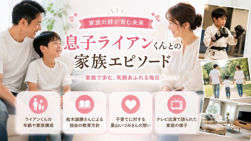4.息子ライアンくんとの家族エピソード