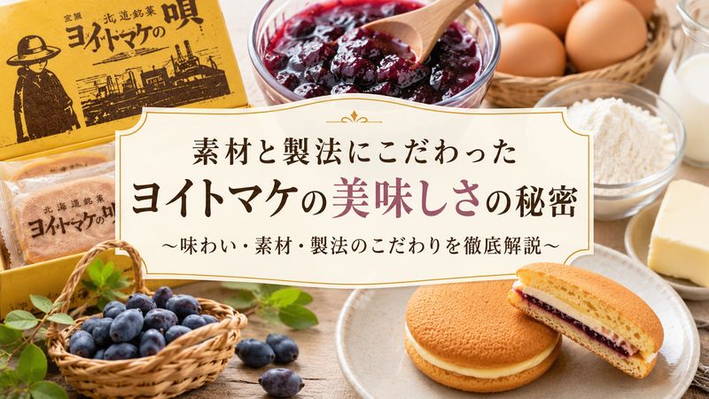 2.ヨイトマケお菓子の味・素材・製法のこだわり