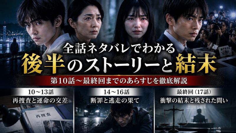 3.「世間体」全話ネタバレ|後半(第10話〜最終回)と結末