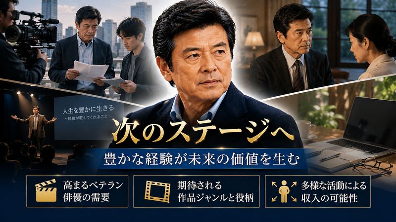 4.三浦友和の今後の活動と収入の展望