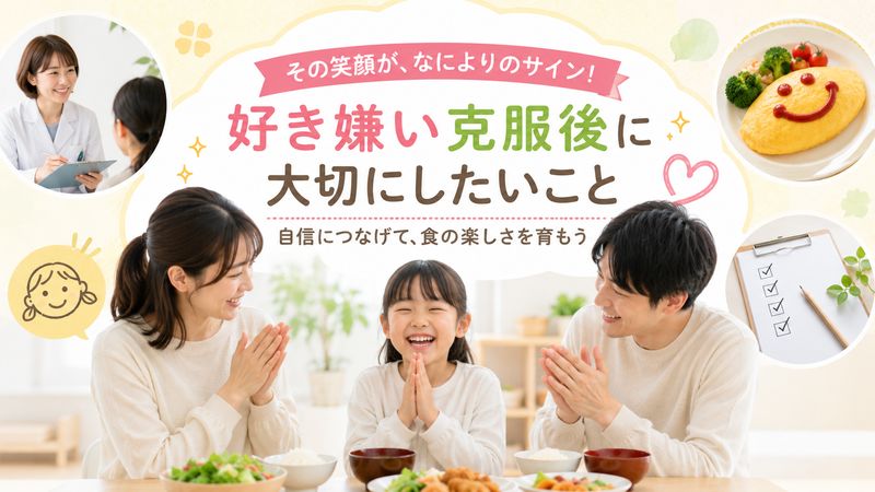 4.好き嫌い克服後に気をつけたいポイント