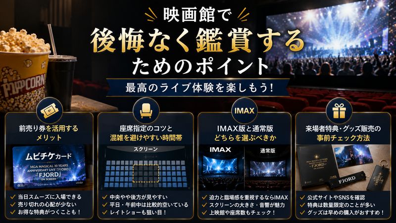 4.映画館で後悔なく鑑賞するためのポイント