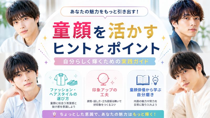 4.童顔を活かす・意識する人へのヒント