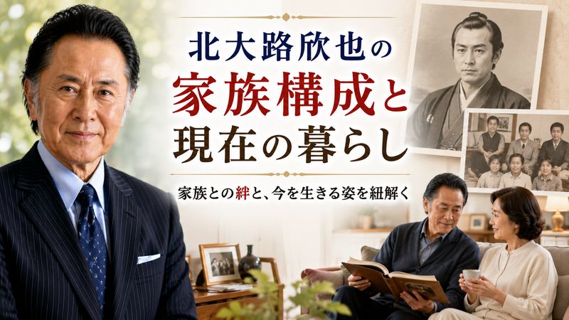 4.北大路欣也の家族構成と現在の暮らし
