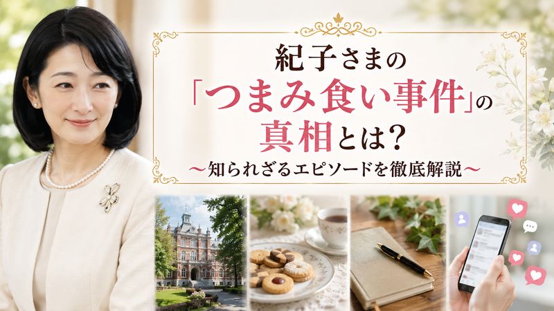 1.紀子さまの「つまみ食い事件」とは?エピソードの真相