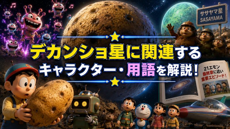 3.デカンショ星に関連するキャラクター・用語を解説