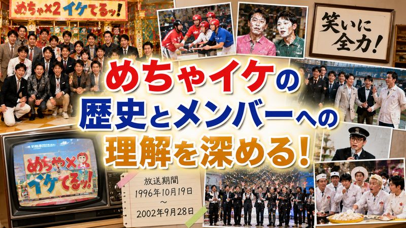 4.めちゃイケの歴史とメンバーへの理解を深める