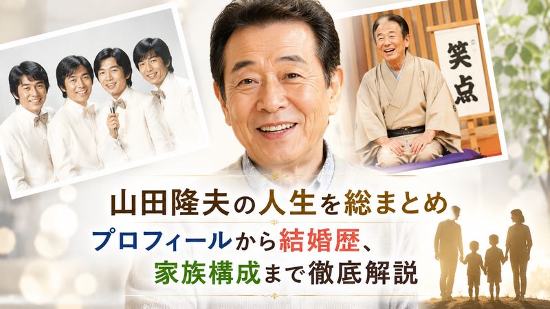 1.山田隆夫のプロフィールと結婚歴の概要