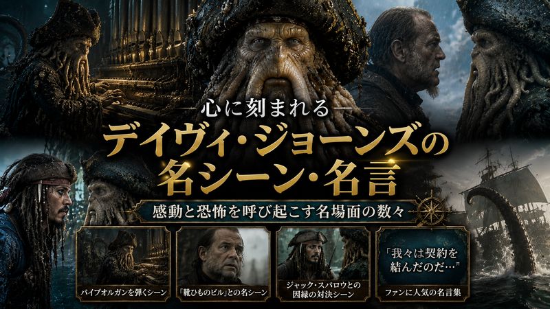 4.パイレーツ・オブ・カリビアンのタコにまつわる名シーン・名言