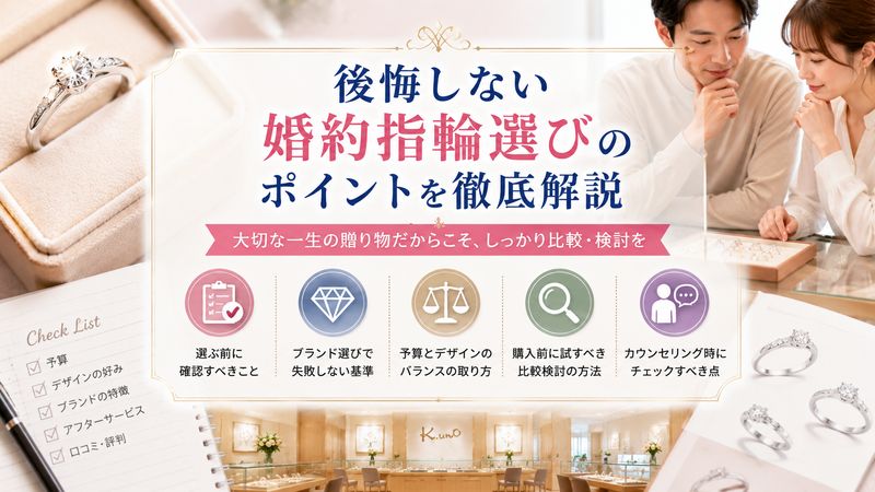 3.後悔しない婚約指輪選びのポイント