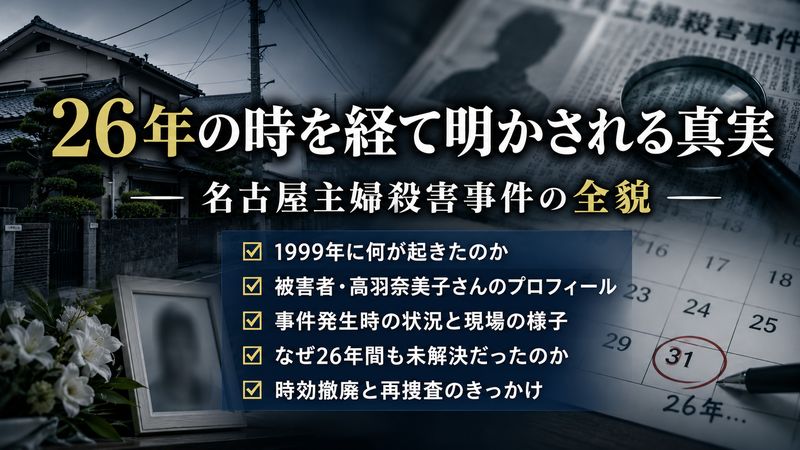 1.名古屋主婦殺害事件とは何か