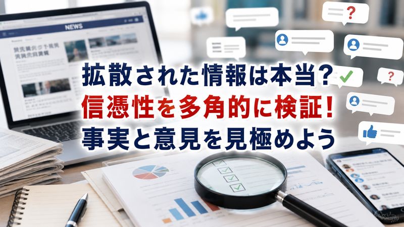 2.この情報の信憑性を検証