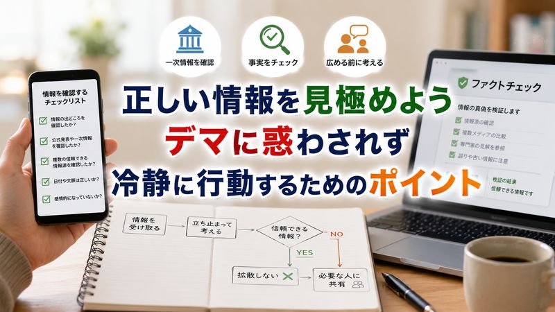 4.真偽不明な情報と正しく向き合うために
