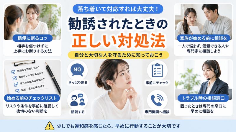 4.勧誘されたときの正しい対処法