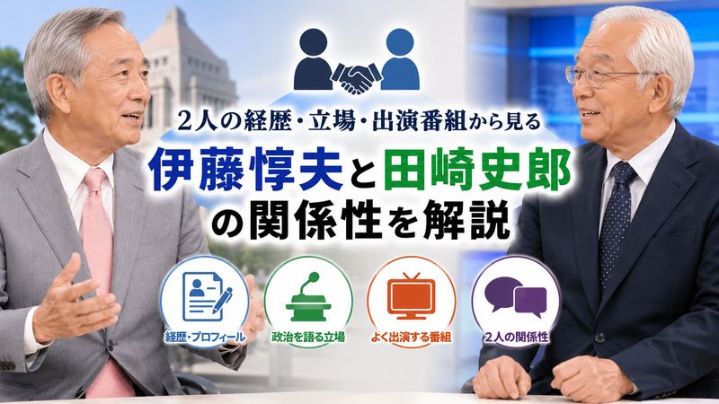 1.伊藤惇夫と田崎史郎とはどんな人物か