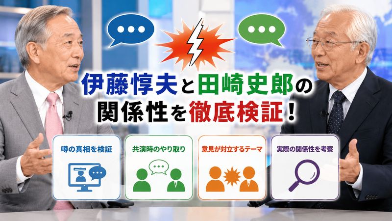 2.伊藤惇夫と田崎史郎の仲は良いのか悪いのか