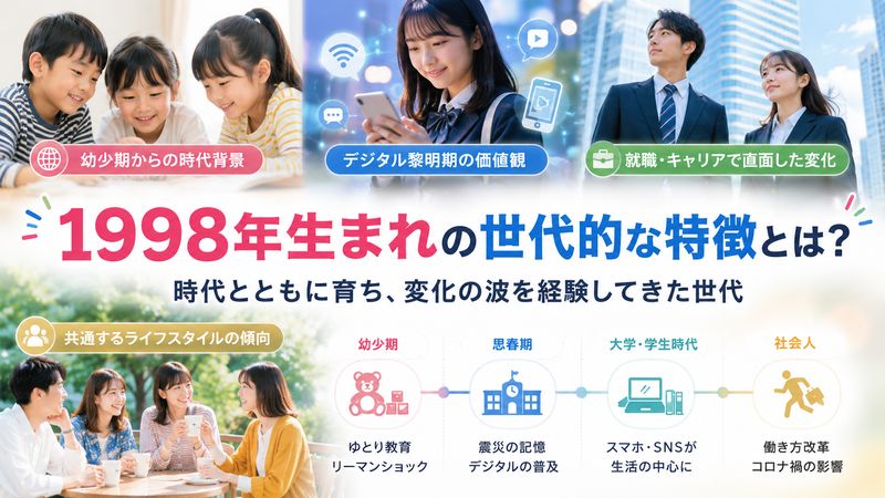 2.1998年生まれの世代的な特徴