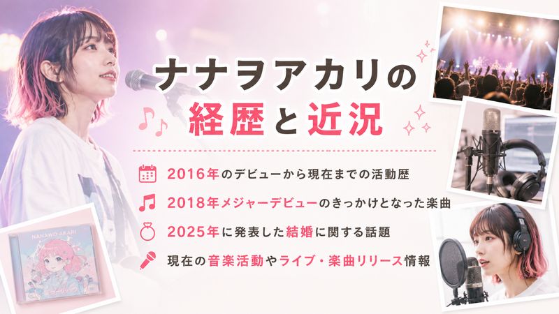4.ナナヲアカリの経歴と近況