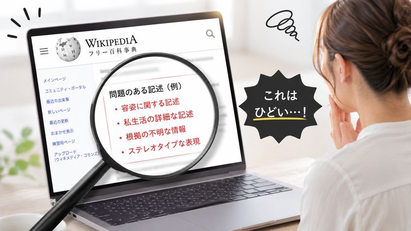 1.「女性 Wikipedia やばい」と検索される理由とは