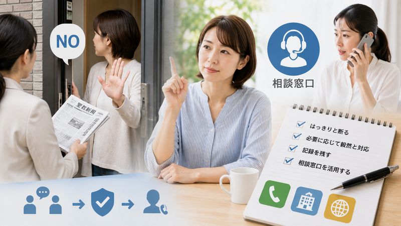 4.聖教新聞の勧誘で困ったときの対処法