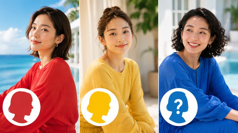2.【個別解説】赤・黄・青それぞれの女優は誰なのか