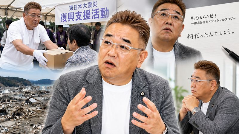3.サンドウィッチマン伊達みきおが辞任について語ったブログの内容